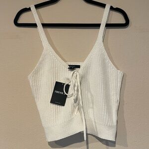 CLOSING SALE! New Forever 21 White Top M